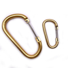 Aluminum D Shape Safety Carabiner Custom Logo Custom Color Snap Hook