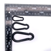 Factory Direct Gourd Shape Snap Hook Black Spray-paint Carabiner Rope Outdoor Hanging Accessory Hammock