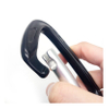 High Quality D Shaped Snap Hook Tensile Aluminum Carabiner for Rock Climbing/Hiking