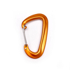 BT-A1303 Outdoor Activity Black 12kn Aluminum Wire Gate Hammock Carabiner