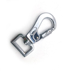 BT-Z015 Gun Silver Clasps Swivel Clips Gancho Perro Dog Leash Zinc Metal Pet Buckle Screw Eye Hooks Snap Hook