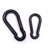 BT-245B Heavy Industry Spray-paint Gym Steel Electric Galvanized Snap Hook Lanyard Carabiner Spring Black Metal Hook