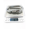 Classic Oval Aviation Aluminum Carabiner Zinc Plated Snap Hook for Climbing Use