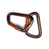 Safety Aluminum Hook Clip Ultra-Light Locking Aluminum D-shape Carabiner Strong mosquetones de escalada de 25kn Safety EN CE