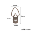 D-Ring Screws for Hanging Clock Paintings Artwork Frame Hook Photo Picture Hanger Hook