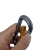 Manufactory Aluminum Carabiner Clips D Shape Carabiner Hook Clips Keychain Door Buckle