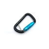Carabiner Aluminum Screw Locking Gate Heavy Duty D-shape for Hiking Industrial camping Safety mosquetones de escalada de 5kn