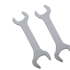 Thin Wrench Double Head Open End 8 10 12 13 14 15 19 22 24 mm Dual Use-End Small Wrench for Car Maintenance Hardware Hand Tools