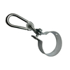 100MM Zinc Plated Swing Set Hangers Heavy Duty Oval Snap Hook for Hanging Outdoors Hangers Playground Equipment Carabiner