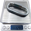 Zinc Plated Steel Threaded Quick Link Stainless Steel Oval Locking Carabiner Clip Tow Chain Quick Links