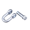 European Bow Shackle with Screw Rigging with Screw Collar Pin D Shackle Type Fixed Bail Swivel Eye Snap Shackles