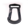 BT-Z525 Heavy Zinc Alloy Black Indoor Sport Safety Hanging Suspension Training Yoga Swivel Hook 38 mm Lanyard Carabiner