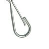 30mm-120mm 4293 Simple Hook Lanyard Metal Spring Clips Snap Hook Lobster Clasp Practical Hook Fittings