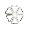 3MM Triangle Carabiner Mini Clip Custom Carabiners Aluminum Carabiner Clip Hook Apparel Accessory Bag Buckle Snap Hook