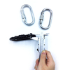 BT-2441 Heavy Duty 25kn Lifting Self-locking Carabiner Oversized Lock Oval Metal Snap Clip Carabiner