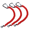 Cord 54 Inch 1371 Long Replace Break Away Boat Kill Switch Braid Retractable Tool Coil Lanyards Bungee Cord With Carabiner