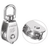 BT-0173 Stainless Steel Pulley M15 Single Wheel Swivel Set Lifting Wheel Tools Durable Wire Rope Pulley