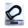 Heavy Duty Locking Carabiner Electroplated Black Spring Hook for Climbing/Bag/Pet Safety