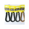 Factory Direct Gourd Shape Snap Hook Black Spray-paint Carabiner Rope Outdoor Hanging Accessory Hammock