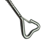 7MM Swing Hook Screw Hardware Eye Bolt Galvanized Spring Snap Hooks Special-shaped Ring Screws Heart Ring Screws
