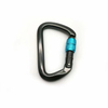 Safety Aluminum Hook Clip Ultra-Light Locking Aluminum D-shape Carabiner Strong mosquetones de escalada de 25kn Safety EN CE