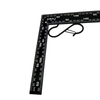 92MM Black S Hook With Locking Spring for Hanging Plants Clothes Kitchen Utensil Pots and Pans Bags
