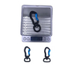 High Quality Aluminum Carabiner Screw Locking Spring Clip D Shaped Hook with Eye for Dog Leash