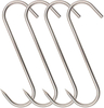 10inch10mm Heavy Duty Stainless Steel Butcher Hooks for Hanging Beef Meat Hook Suspension Hooks