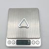 New Style Triangle Shape Aluminum Hook Flat Carabiner Clip for Keychain Logo Customized