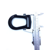 Heavy Duty Locking Carabiner Electroplated Black Spring Hook for Climbing/Bag/Pet Safety