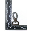 BT-K35 Factory Hot Selling Zinc Alloy Lockable Black Gun for Dog Leash Gancho Perro Carabiner Swivel Snap Hook