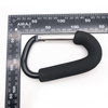 BT-S588 Multi Hook Aluminum 6061 Oversized Decoy Rig Carabiner Baby Stroller Hook Custom Camping Snap Black Carabiner