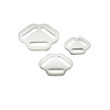 15mm/20mm/25mm Triangle Aluminum Buckle for Dog Harness Metal Pet Chest Strap Accessory with Three Hole