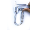 Classic Oval Aviation Aluminum Carabiner Zinc Plated Snap Hook for Climbing Use