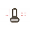 Car Seat Belt Buckle Plug Galvanized Steel Metal Lock Tongue for Vehicle Safety Belt, Pet Seat Belt Insert