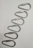 Stainless Steel 316 Pear Shaped Quick Release Snap Shackle Locking Carabiner Heavy Duty Hooks Hanging Hammock