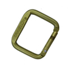 Wenzhou Bai Te Rigging Hardware Square Bronze Aluminum Small Carabiner Clips Sanp Hook Key Chain
