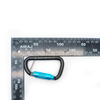 Carabiner Aluminum Screw Locking Gate Heavy Duty D-shape for Hiking Industrial camping Safety mosquetones de escalada de 5kn