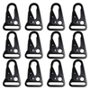 BT-Z012 1'' Zinc Alloy 25mm Olecranon Sling Clips Black Carabiner Hk Clip Swivel Snap Hook for Bags Webbing Metal Buckle Hooks