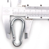 BT-245 DIN5299 60mm Metal Climbing Tent Connector Stainless Steel 3/16 Inch Zinc Plated Carabiner Snap Hook