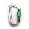 BT-A1301N 7075 Pet Black Carabiner Dog Leash Swivel Locking Clip Aluminum With Screw Black 12kn Carabiner