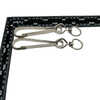 117mm Nickel Plated 4293 Spring Swivel Carabiner Lanyard Snap Clip Metal Hook Buckle Pet Leashes Keychain Carabiner