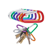 BT-A07 Promotion Aluminum 6061 Mini Aluminum Pink 3 Inch Carabiner Laser Logo Mosquetones CarabinerKey Clip