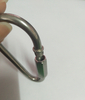 Stainless Steel 316 Pear Shaped Quick Release Snap Shackle Locking Carabiner Heavy Duty Hooks Hanging Hammock