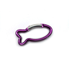 Carabiner Clip Fish Shape Keychain Aluminum Alloy Buckle Spring Carabiner Snap Hook Clip Keychains Outdoor Camping Tools