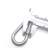BT-2450S 8*80 Metal Safety Heavy Duty Stainless Steel 316 Spring Snap Clip Carabiner Hook With Screw Eyelet