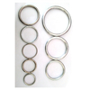 New Designed Customizable Diverse Styles Industrial Widely O Ring Keychain Carabine O Ring Hook O Rings for Bags