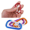 BT-A07 Promotion Aluminum 6061 Mini Aluminum Pink 3 Inch Carabiner Laser Logo Mosquetones CarabinerKey Clip