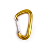 BT-A1303 Outdoor Activity Black 12kn Aluminum Wire Gate Hammock Carabiner