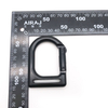 BT-Z523 Zinc Alloy Black D-type Buckle Fitness Sport Safety Profile Hanging Suspension Training With Yoga Metal Hooks